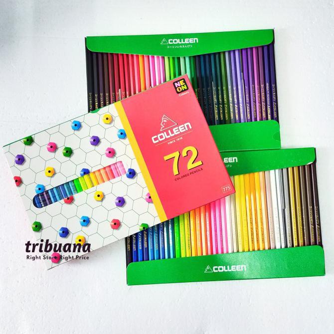 

Terbaru COLLEEN 775 Color Pencil (Hexagon) 72 Colors / Pensil Warna 72 Warna