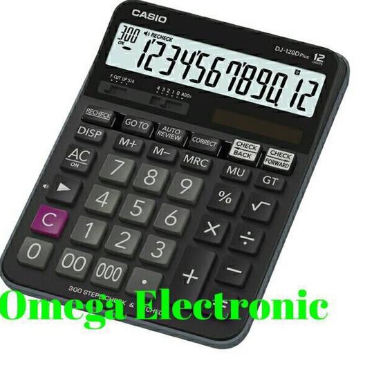 

☜ Casio Calculator DJ-120D Plus Check & Correct Review Desktop Kalkulator DJ 120D PLUS ↙
