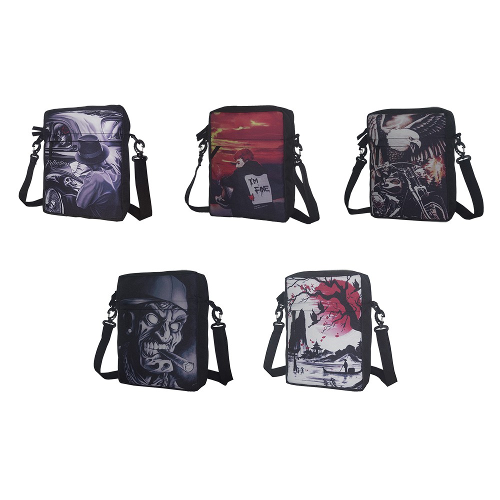 Tas Printing Tas Selempang Gambar Trendy Kekinian Ukuran Besar