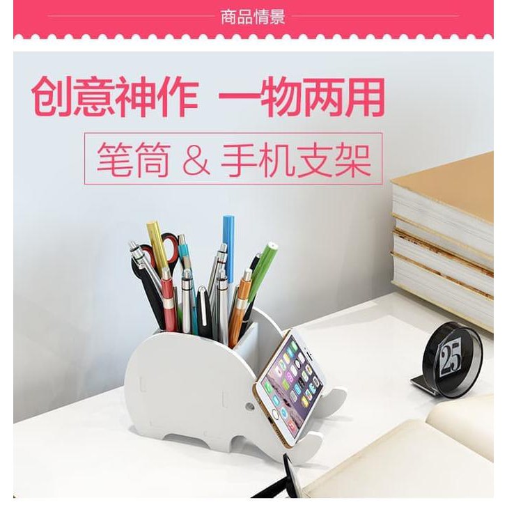 

Tempat Pulpen Remote Mobile Phone Alat Tulis Stationery Organizer Meja Grocer01
