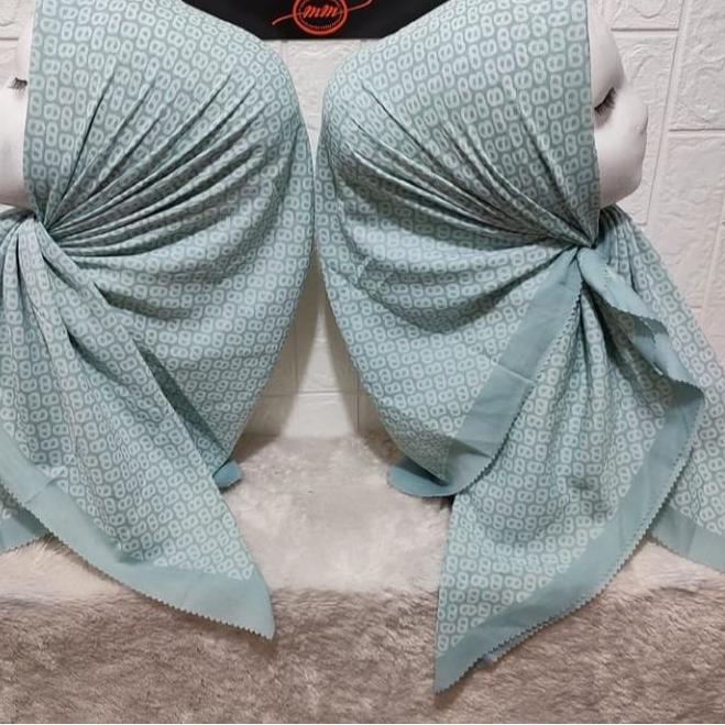 Muraaaahh.. TERBARUU Hijab Voal Motif BUTTON series / kerudung segiempat voal motif / kerudung deena