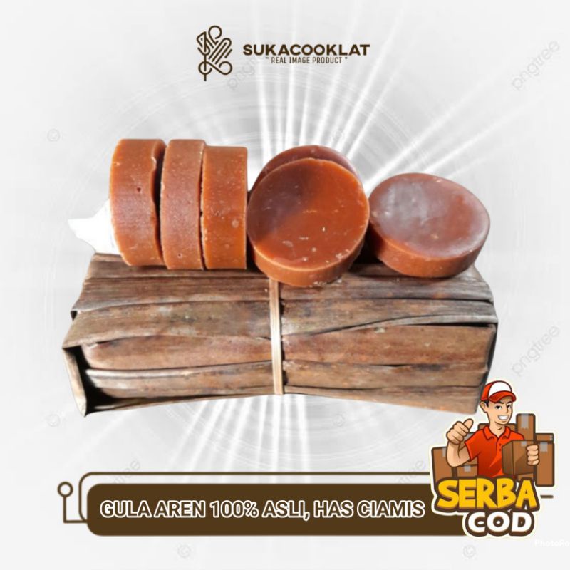 

GULA AREN 100% ASLI HAS CIAMIS BUNGKUS DAUN 1 KG
