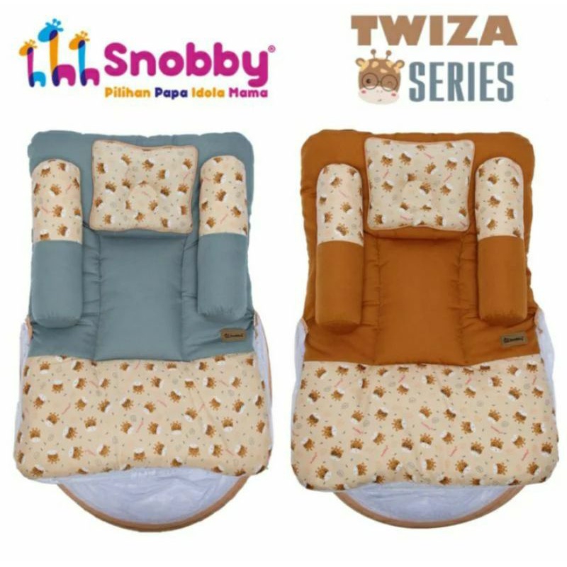 Snobby Set Kasur Kolam Jumbo + Kelambu + 2 Guling + 1 Bantal | Kasur Kolam Artsy Twiza Bayi Baby Newborn