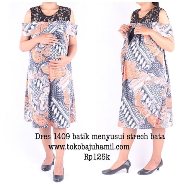 Dres hamil batik 1409