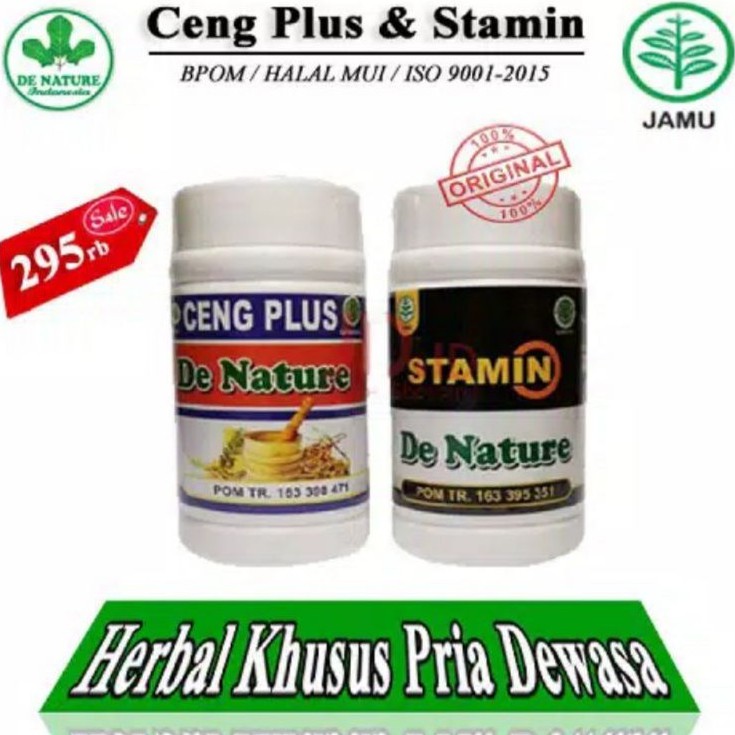 Obat Ceng Plus Stamin Obat Kuat Obat Setamina Obat Ejakulasi Dini Lemah Syahwat Herbal De Nature