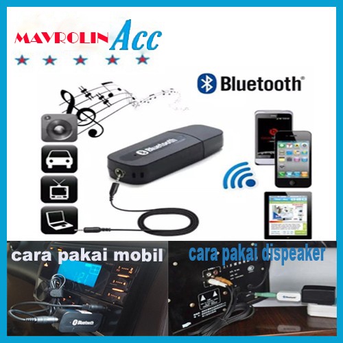 WIRELESS STEREO AUDIO RECEIVER BLUETOOTH ADAPTER USB / USB BLUETOOTH