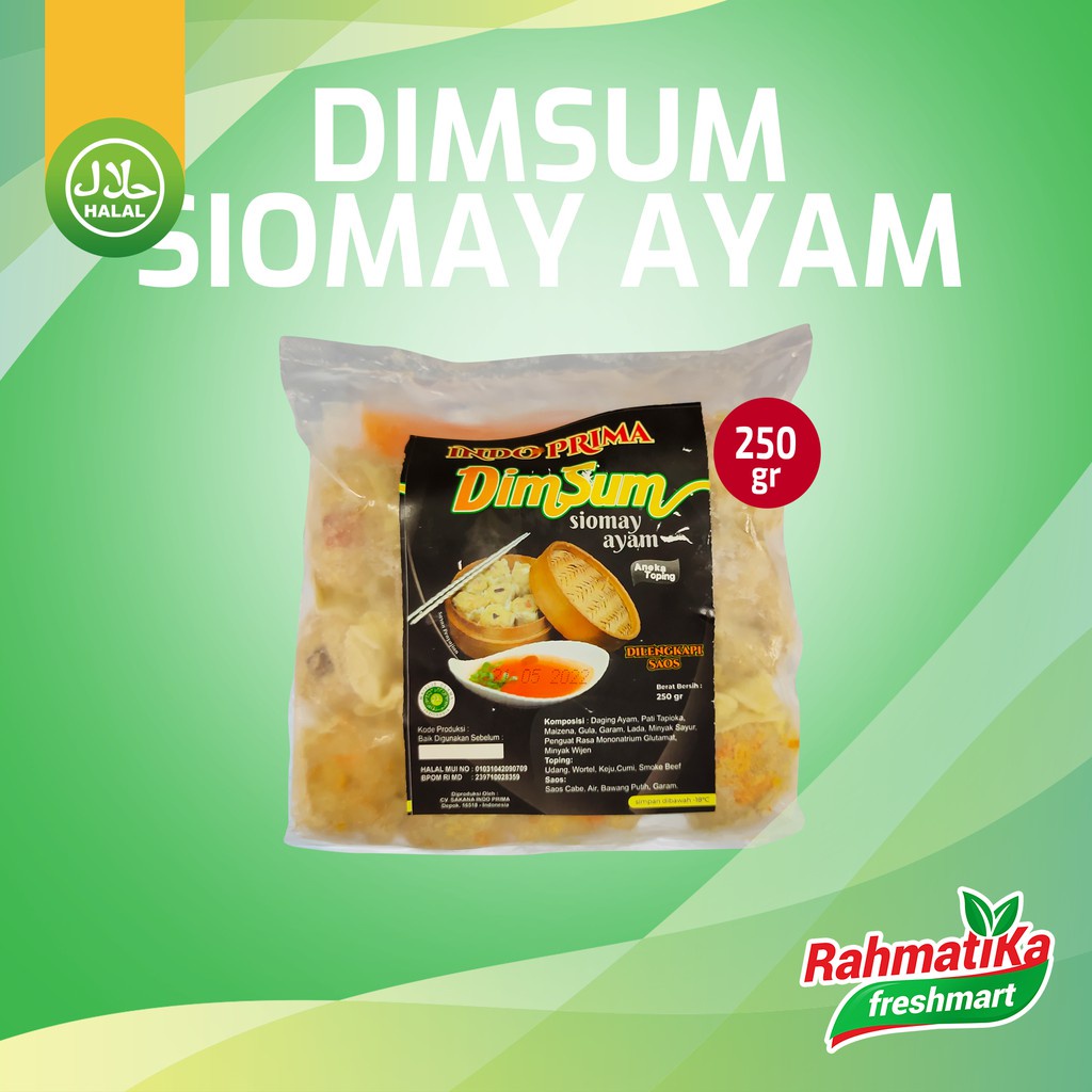 Jual Dimsum Siomay Ayam Indo Prima 250 Gr Frozen Shopee Indonesia