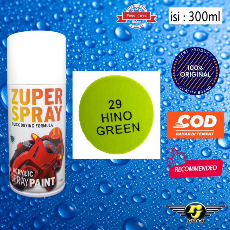 cat semprot hino green hijau 300cc zuper spray pilok pilox pylox