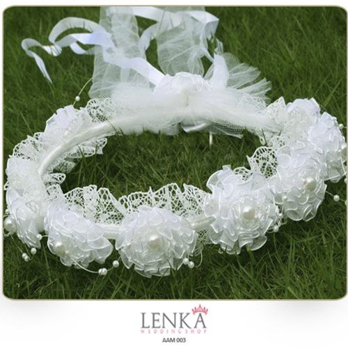 [BISA COD] FLOWER CROWN AKSESORIS PESTA ANAK PEREMPUAN BRIDESMAID AAM003