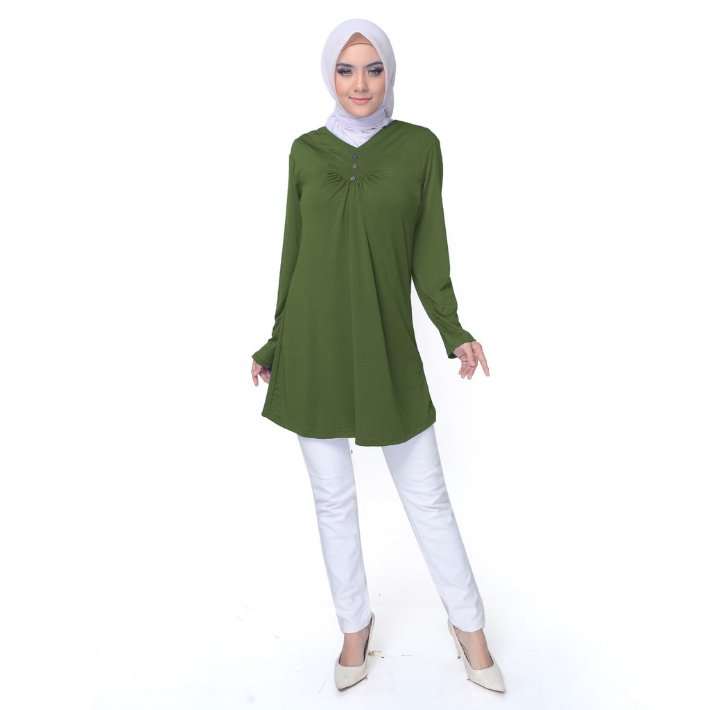 Tunik Tangan Terompet Wanita Dewasa ukuran Big Size - XSHOP Inekke