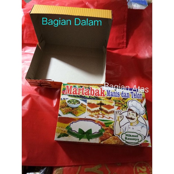 

Kotak/Dus martabak 21x13,5cmx4cm