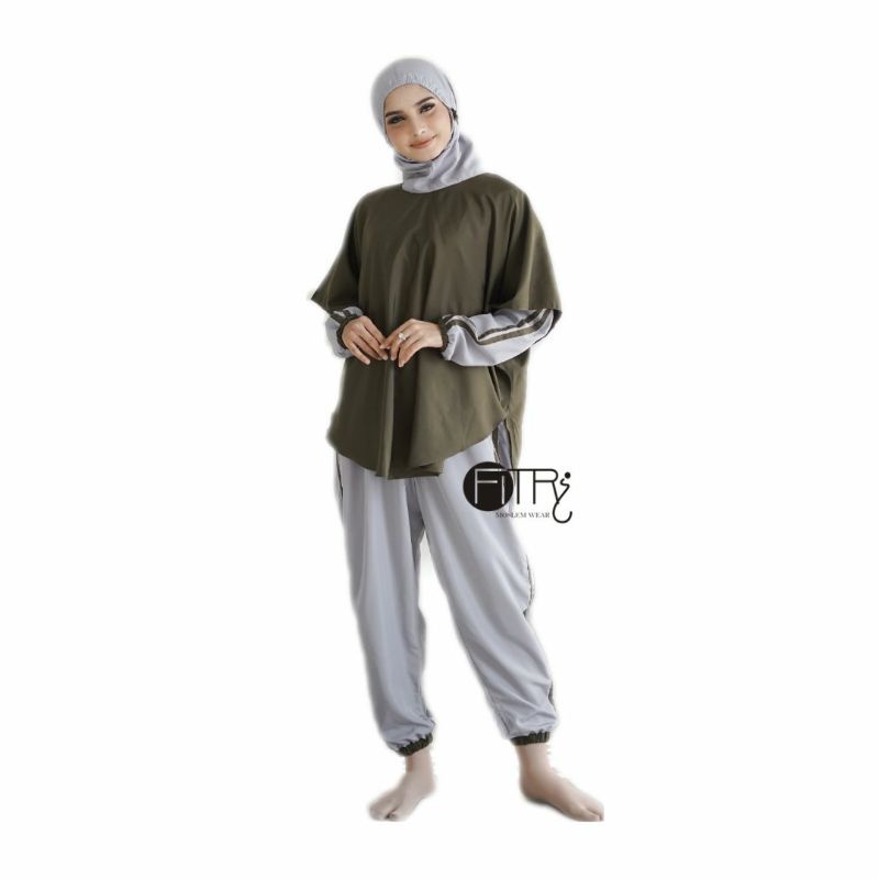 Pakaian Renang Jumbo/ Baju Renang Wanita/ Baju Renang Muslimah Big Size/ Baju Renang Hijab
