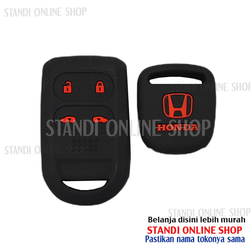 Silicone Remote Cover Kondom Kunci Keyshirt Honda Freed PSD Komplit