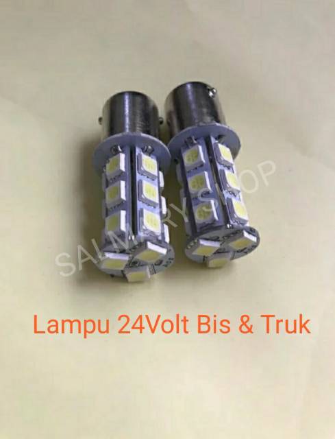 Lampu LED Lampu Rem Bus Truk Canter Truck Engkel Kaki 2 24 Volt 24V Kedip Strobo