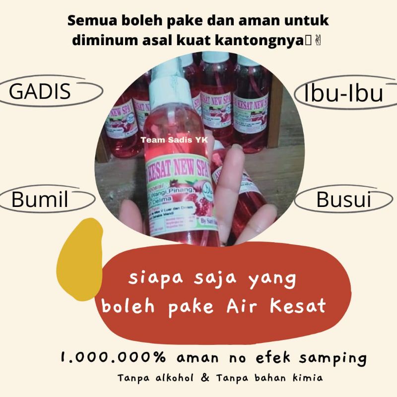 air kesat new spa V original, air untuk kewanitaan,perawatan missv dg aman