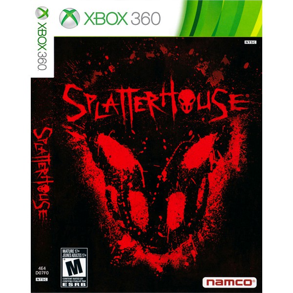 Game Splatterhouse XBOX 360 for Jtag/RGH (Game Data DVD Kaset)