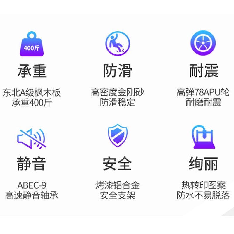 Papan Skateboard Longboard Profesional 107CM 43 Inch Untuk Anak Laki-Laki / Perempuan