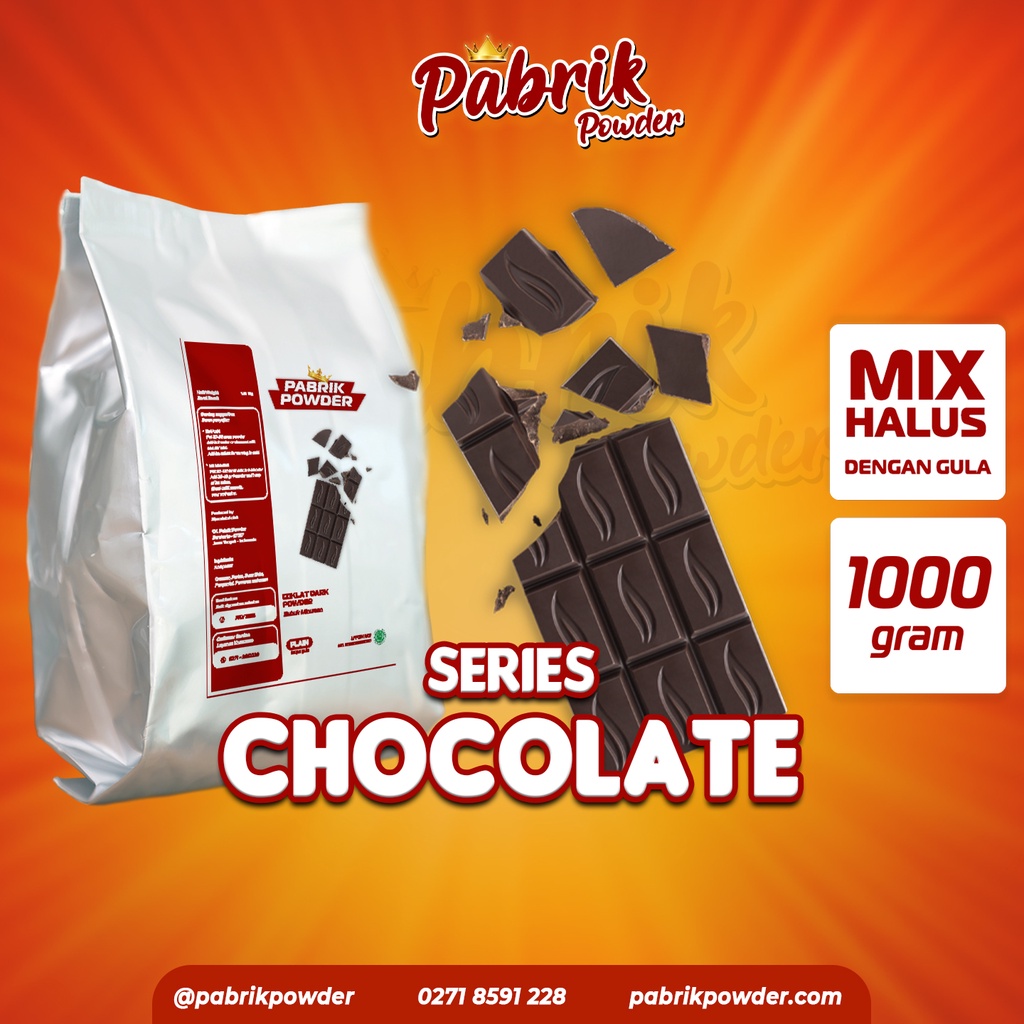 Powder Coklat 1000 Gram - Grade 2, Chocolate Powder Drink, Bubuk Minuman Cokelat