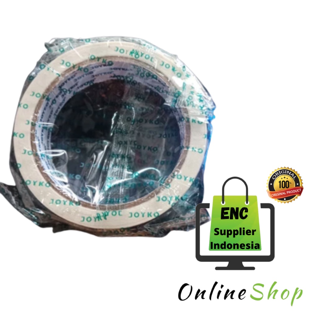 

joyko 24 mm 1 buah masking tape 20 m lakban kertas 1 inch per rol - enc.sup