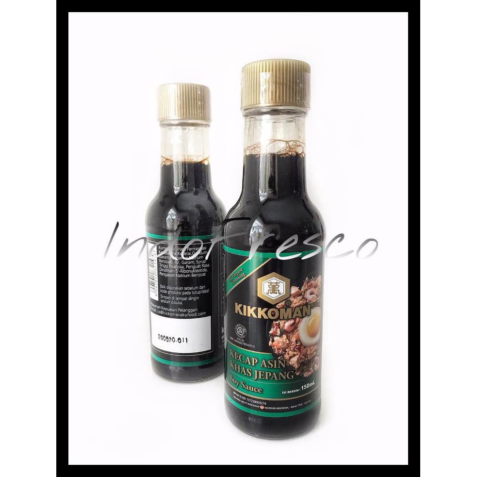 

KIKKOMAN SOY SAUCE ALL PURPOSE- KECAP HALAL- SHOYU 150ML KODE 1100