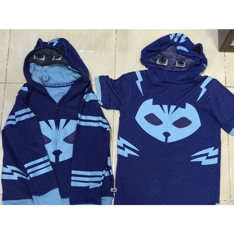 Baju kostum jaket PJ Mask M 7-8y preloved