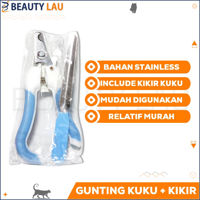 GUNTING KUKU KUCING DAN KIKIR KUCING ANJING MURAH PEMOTONG KUKU KUCING ANJING CAT DOG NAIL CLIPPER