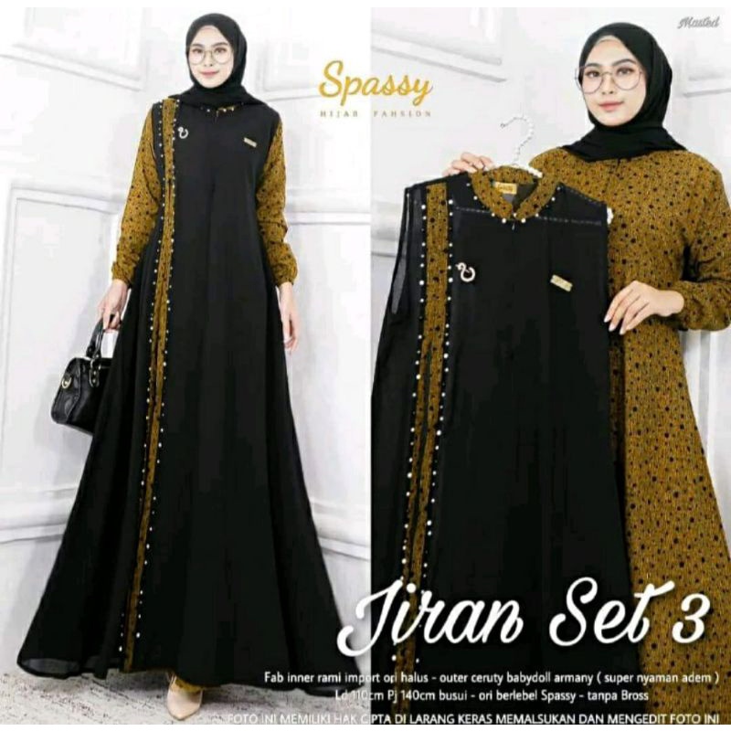 gamis jiran set 3