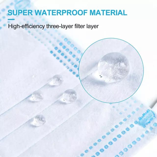 (COD) MASKER 3PLY ISI 50PCS Disposable Protective Mask/Masker 3PLY H113 Masker Kesehatan