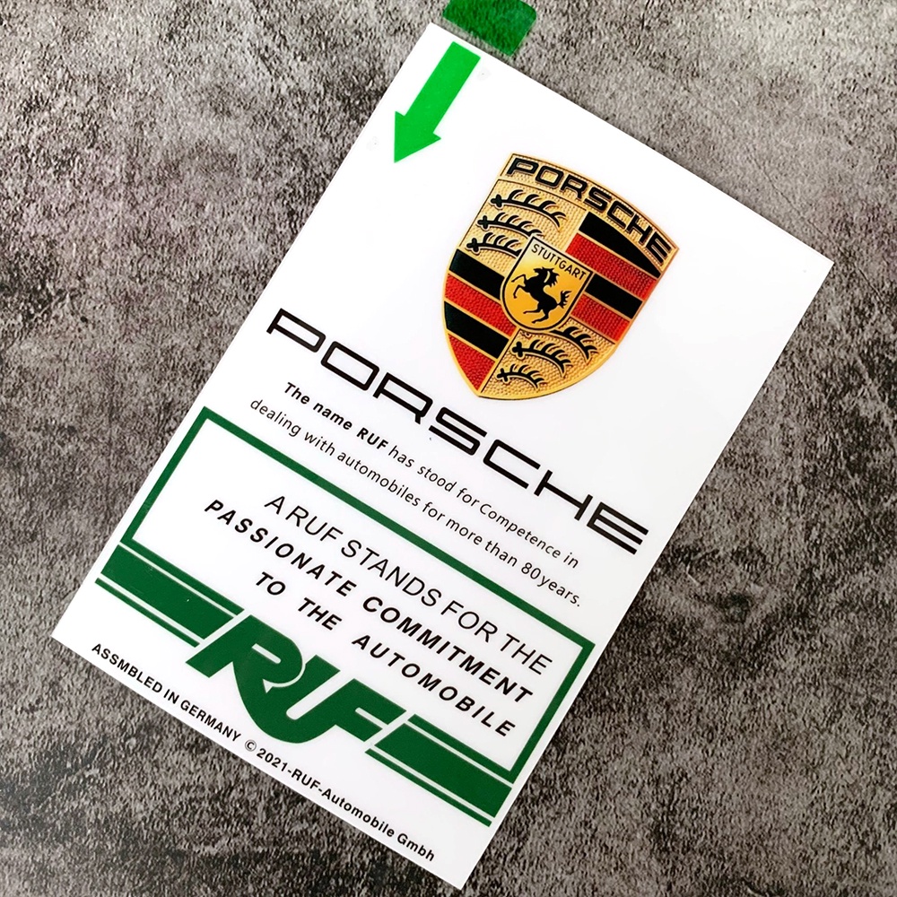 Sticker Dekorasi Kaca Depan Mobil Porsche Macan Panamera Cayenne Boxter Taycan