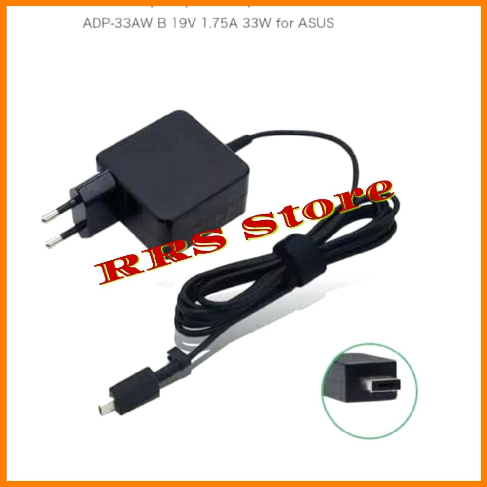 19V 1.75A 33W Micro-USB W Charger For Asus Eeebook X205 X205T X205TA E