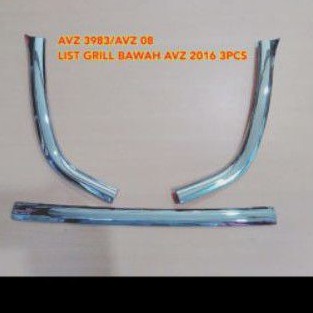 List lis gril grille bumper depan bawah toyota grand avanza/ great xenia 2015 sd 2018 CHROME crome 2017 2016 tempel