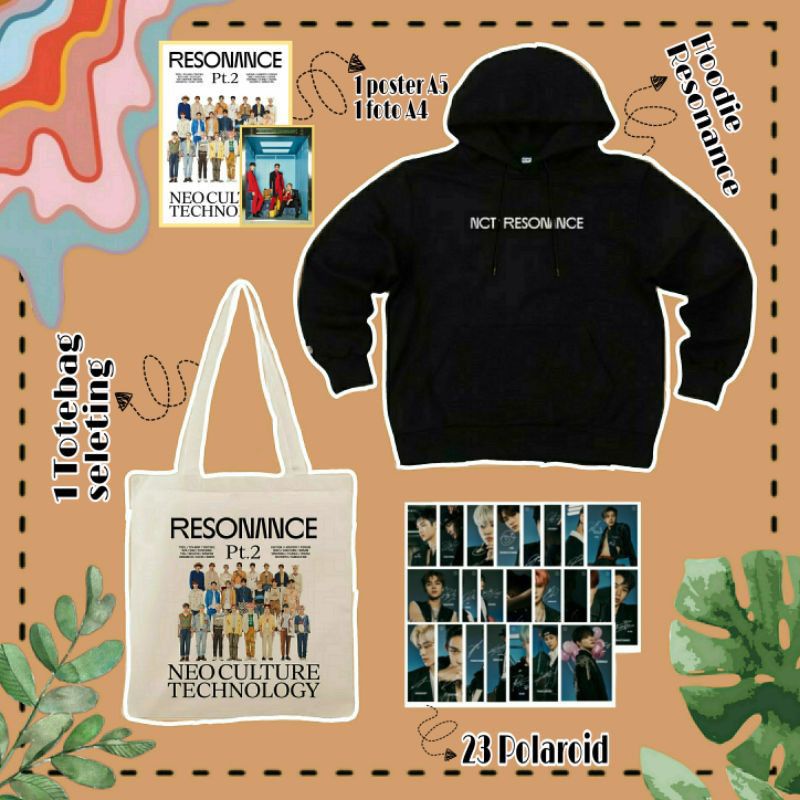 Sweater Hoodie Wanita Korea NCT RESONANCE Hampers Lengkap