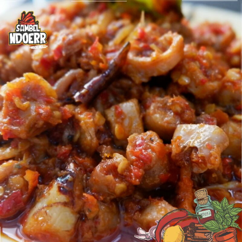 

sambel cumi pedas ndoerr botol 200 ml