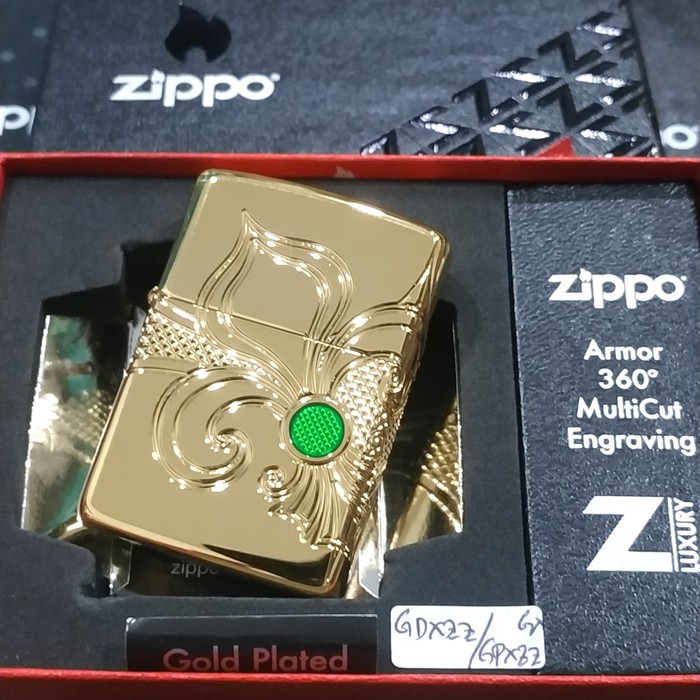 ZIPPO LUXURY ARMOR 360’ MULTICUT ENGRAVING - FLEUR-DE-LIS