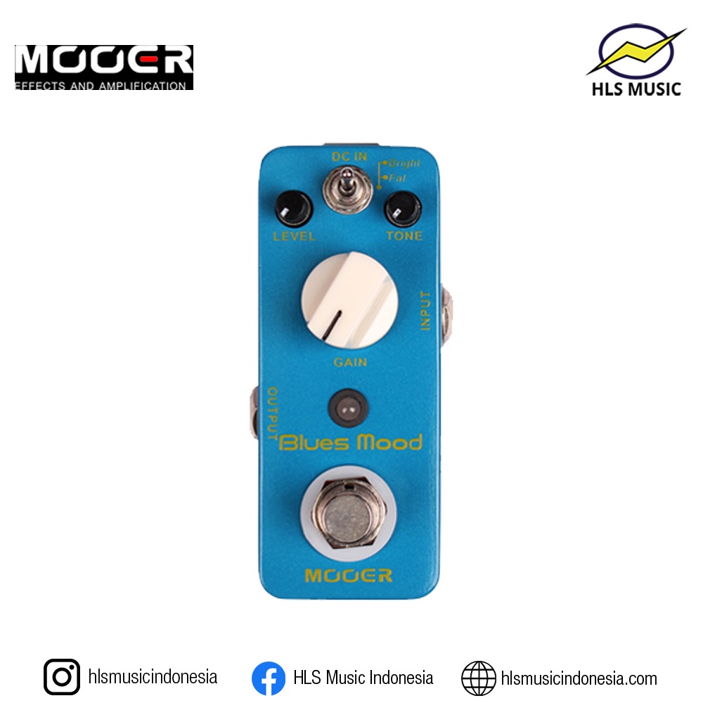 Mooer Blues Mood Efek Gitar Elektrik