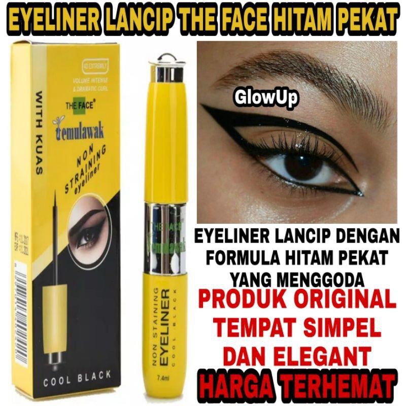 EYELINER TEMULAWAK THE FACE WATERPROOF - EYELINER TEMULAWAK THE FACE