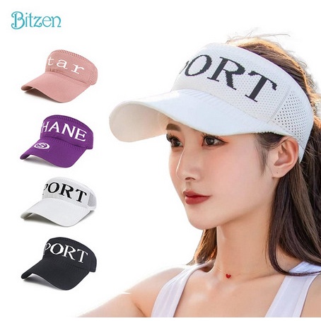 Topi Golf Tennis Lari Elastis Impor SPORT Visor Topi Olahraga TP09