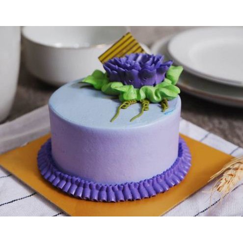 

Kue Ulang Tahun Ultah Black Forest Bunga Ungu Model 2 - Mini Cake