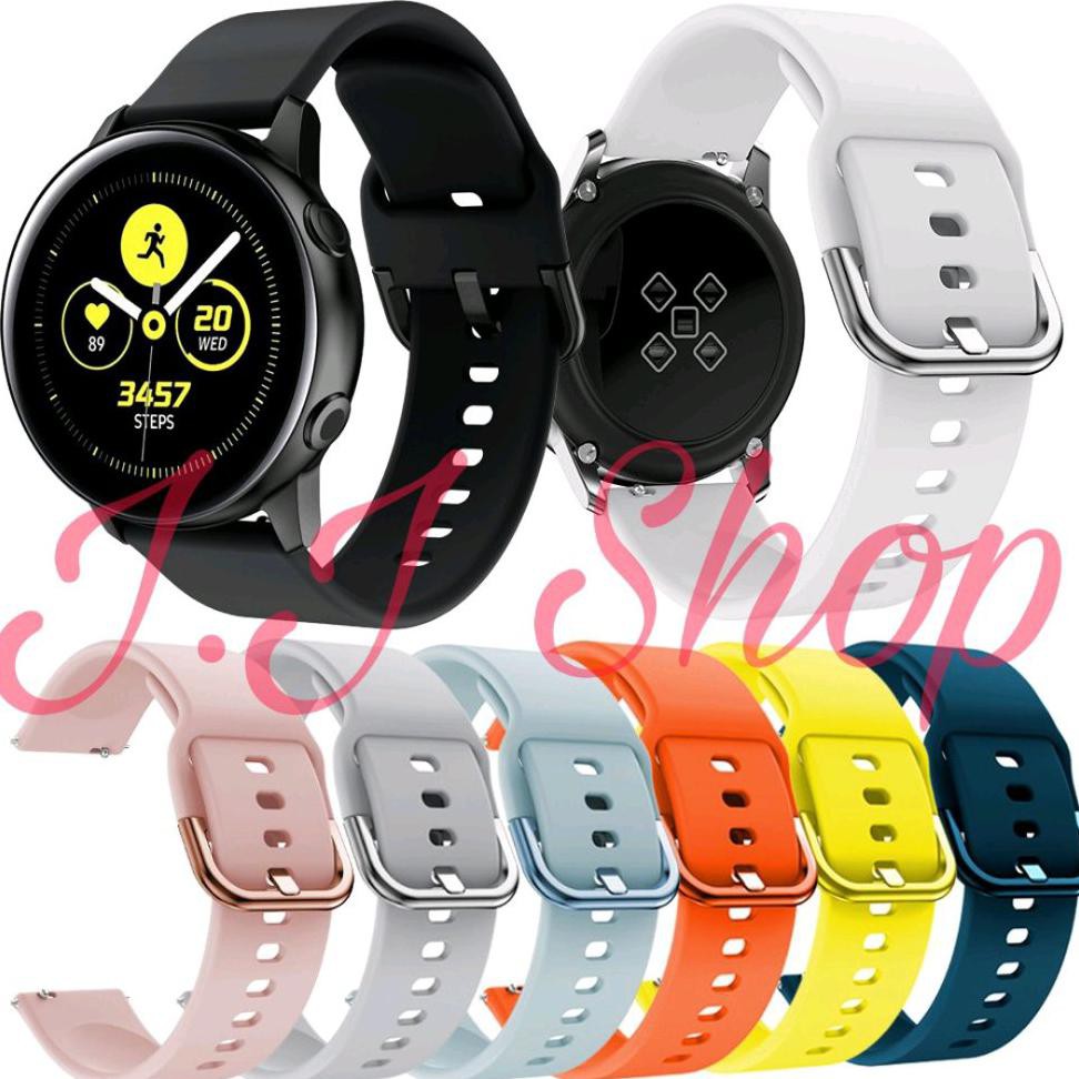Strap Silikon Silicone Watch Band Model Original Samsung Galaxy Watch Active 40Mm Tali Jam
