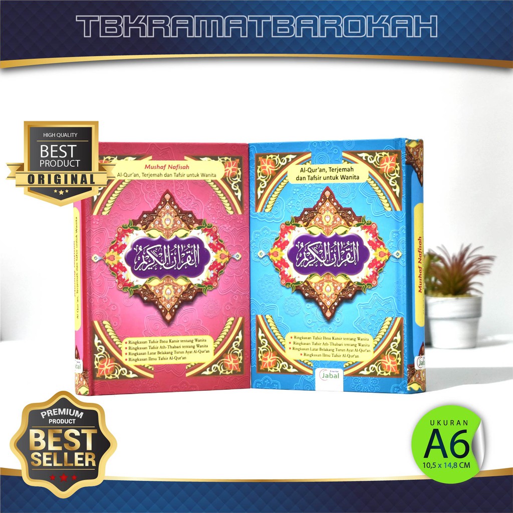 COD - Al Quran Terjemah Nafisah Ukuran A6 (Jabal), Al Quran Tafsir, Alquran 30 Juz, Alquran Wanita
