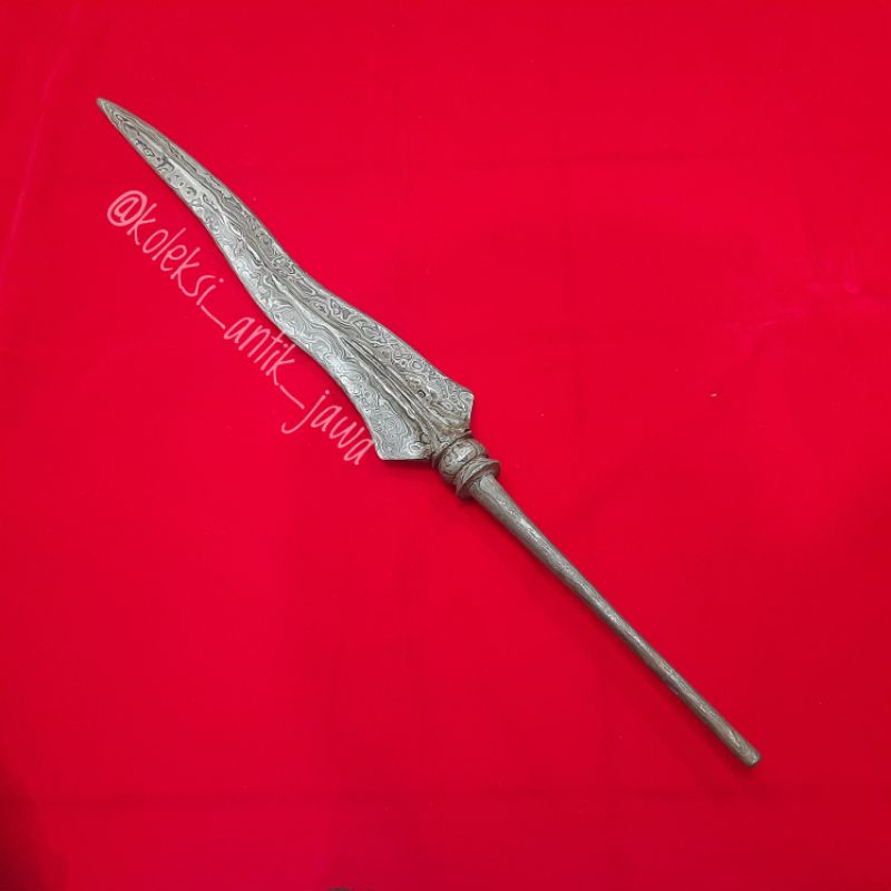 Pusaka Tombak Pamor Luk 3