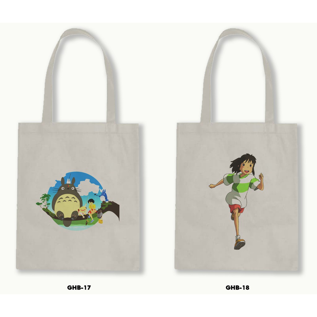 TOTE BAG BLACU - STUDIO GHIBLI .01