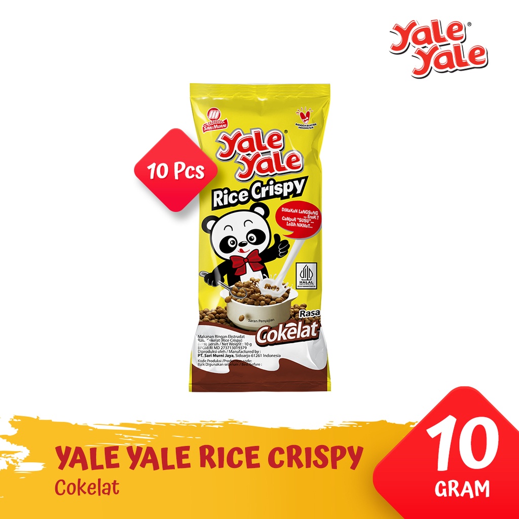 Yale Yale Rice Crispy - Cokelat [@ 10 Pcs]