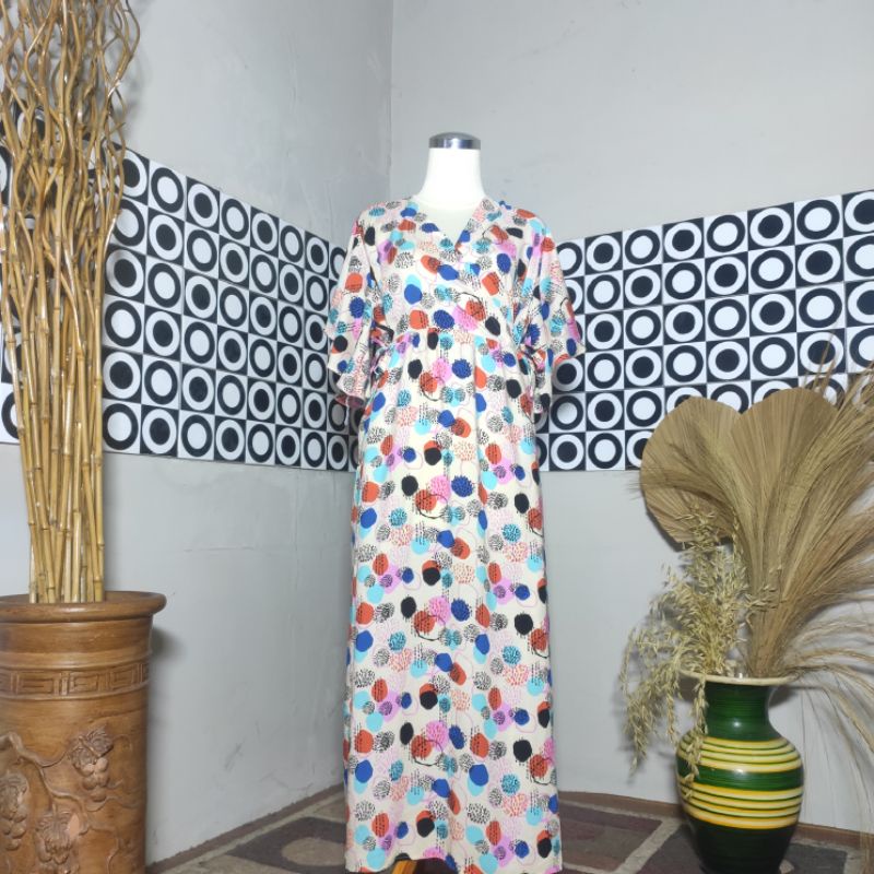 BESTSELLER DASTER KIMONO LENGAN LONCENG RAYON PREMIUM LD 120 PB 125 BUSUI FRIENDLY-Motif 16