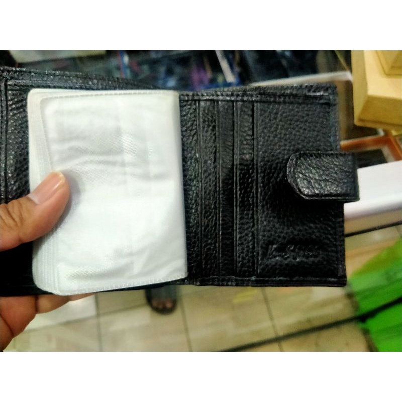 Dompet tempat kartu nama card holder kulit asli Original Luis figo