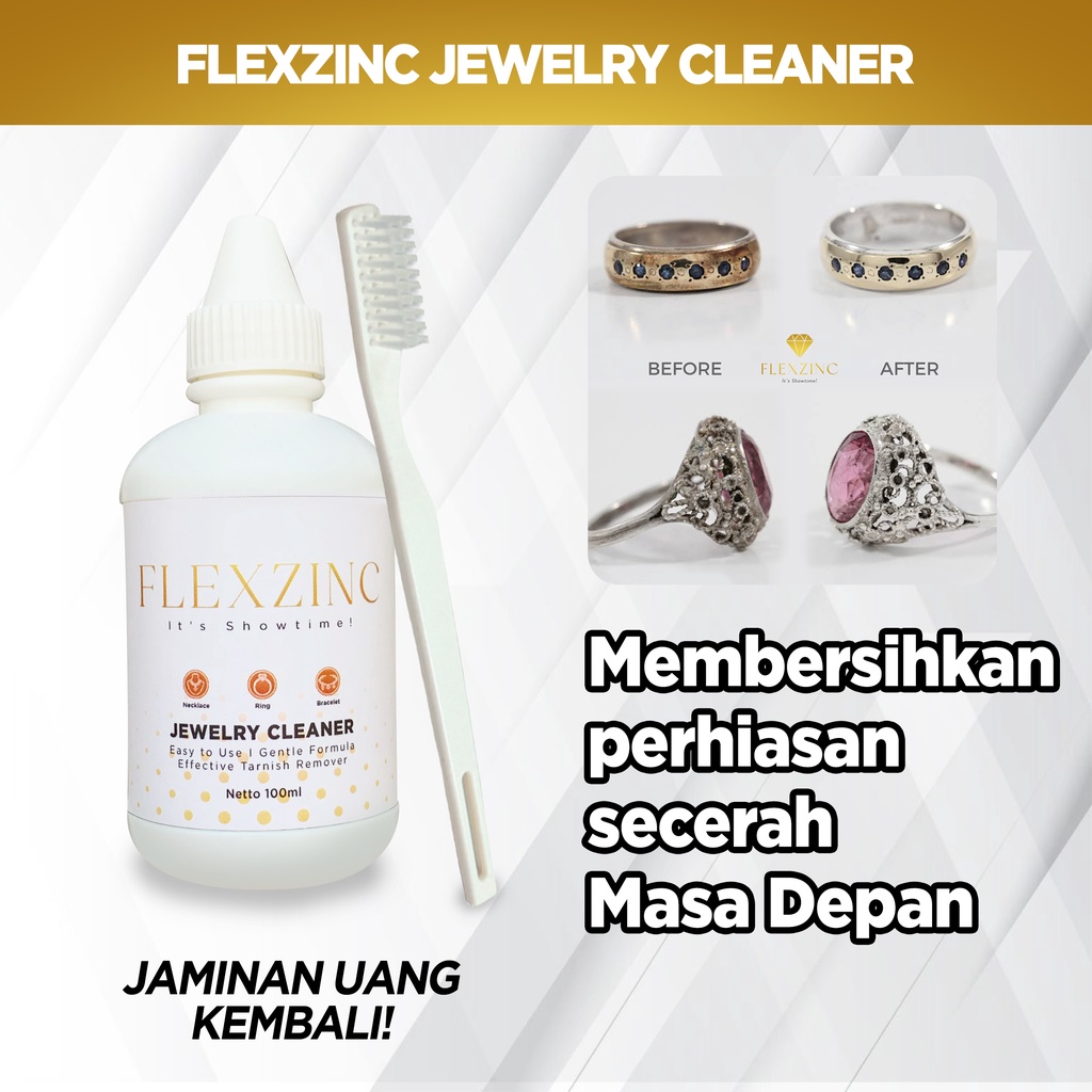 Flexzinc Jewelry Cleaner - 1x Flexzinc + free Sikat