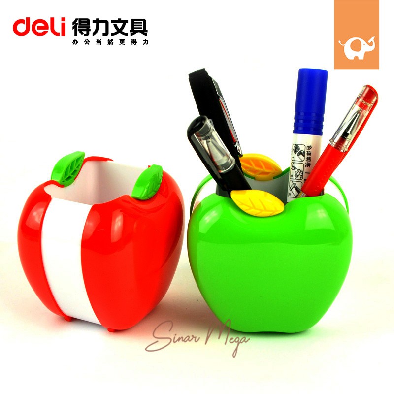 

Deli Pen Stand Apple No.9139/Pen Holder/ Tempat Alat Tulis Meja Lucu Unik Murah