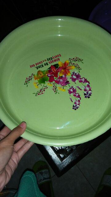 Nampan Bulat Plastik 30cm - Nampan Plastik Great Termurah