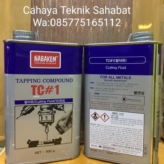 Nabakem tapping compound cutting fluid