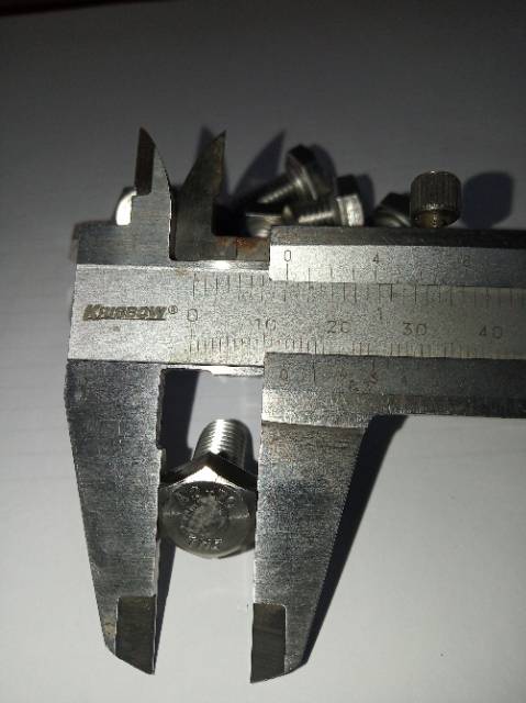 Baut hex M8 X 20 (2cm)stainless 304 THE A2-70